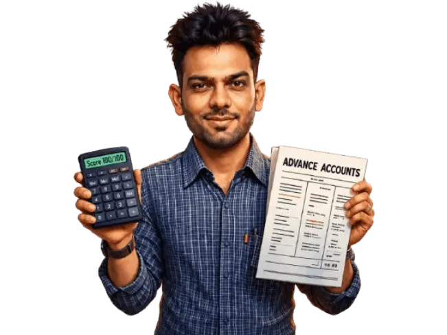 100 Marks in 35 Hours Advance Accounts - Hard copy version
